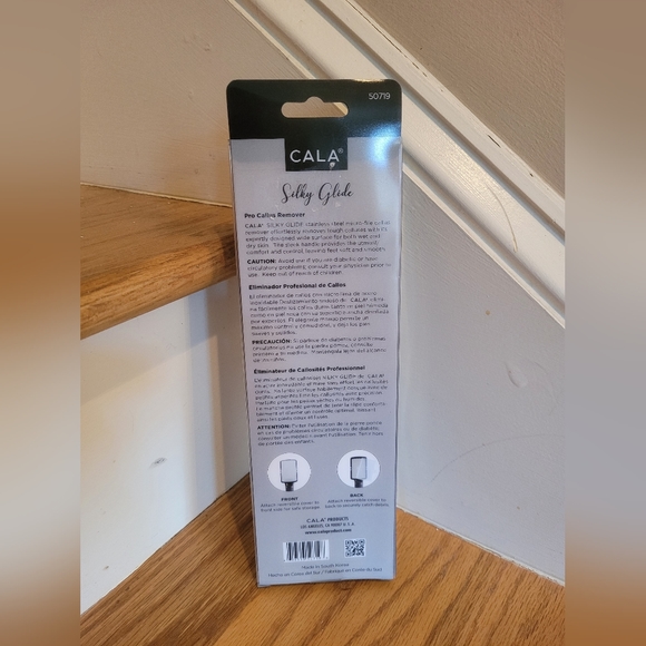 NEW Black Cala Pro Callus Remover Foot File with Removable Cover - Picture 6 of 7